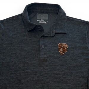San Francisco Giants Embroidered Men's Black Antigua Polo Shirt L